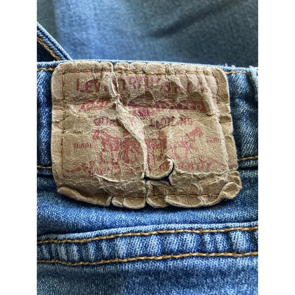 Vtg Y2K Levi's 518 Jeans 9M JR Superlow Stretch Boot Cut Women's Denim 31x30.5 - Picture 9 of 12